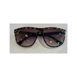 Ray-Ban Sunglasses Boyfriend - Havana Frames with Gradient Brown Lenses - New